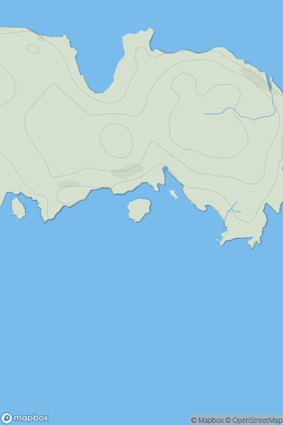 Thumbnail image for Dun Mor [Canna, Rhum and Eigg] showing contour plot for surrounding peak